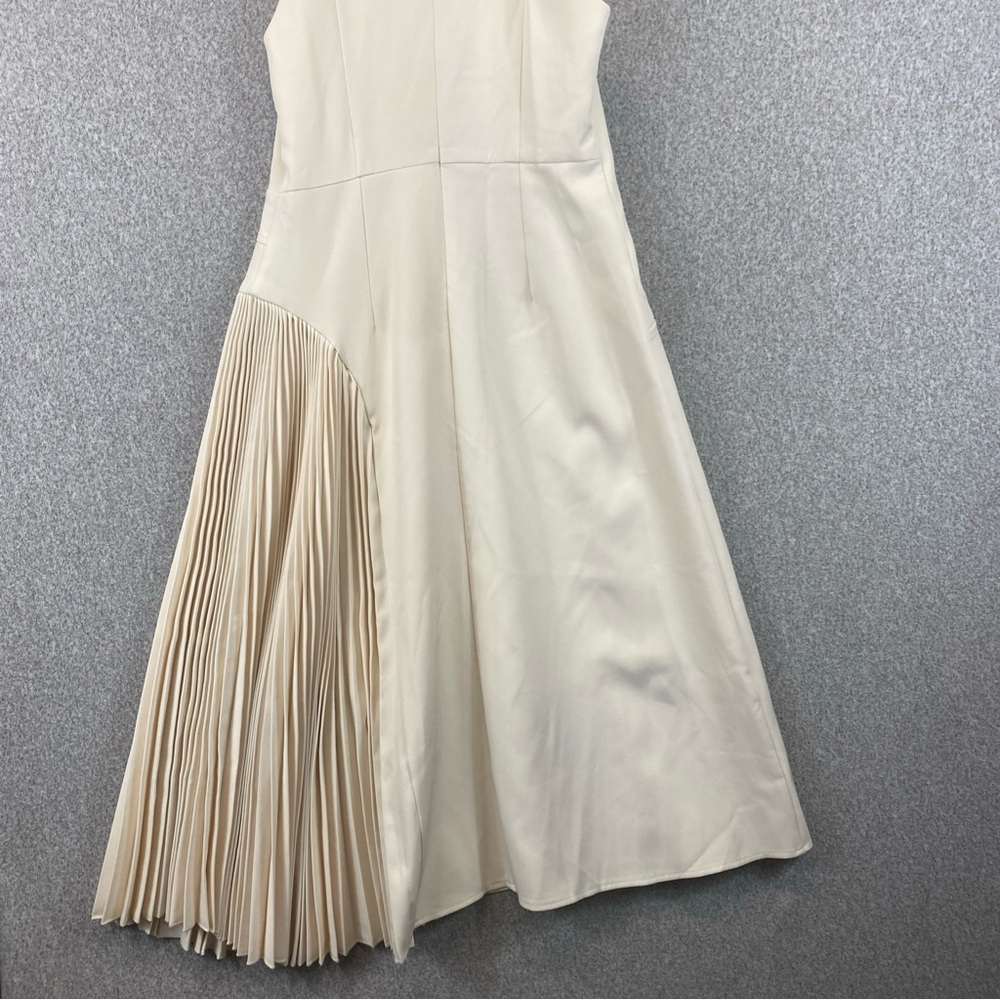 Innovare Cream Midi Dress Size S NWT Marilyn Monroe Vibes Retro Formal Evening - Picture 11 of 13